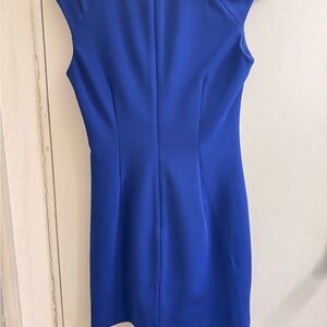 Calvin Klein Cobalt Blue Sheath Mini Dress
